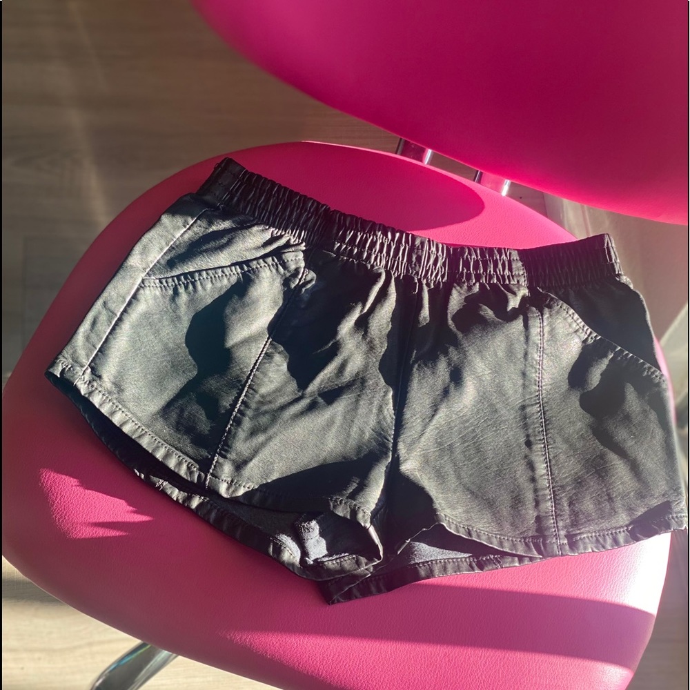 Faux Leather Shorts